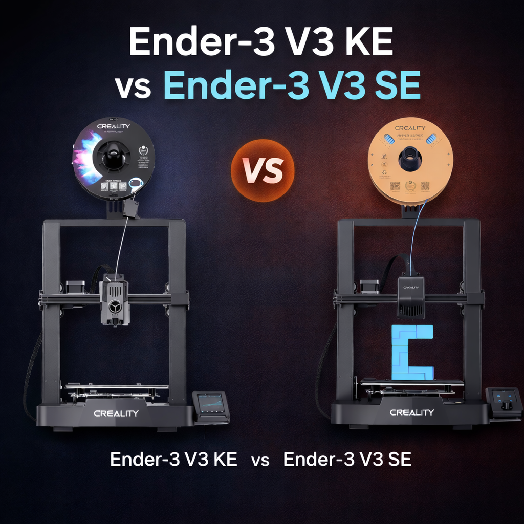 Ender-3 V3 KE vs Ender-3 V3 SE: ¿Cuál impresora 3D es mejor para ti?