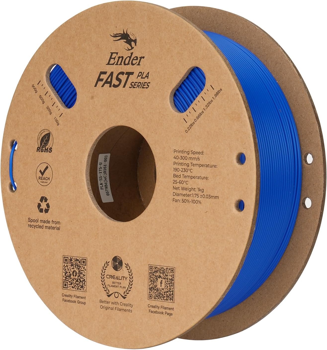 Filamento Ender Fast PLA de Creality