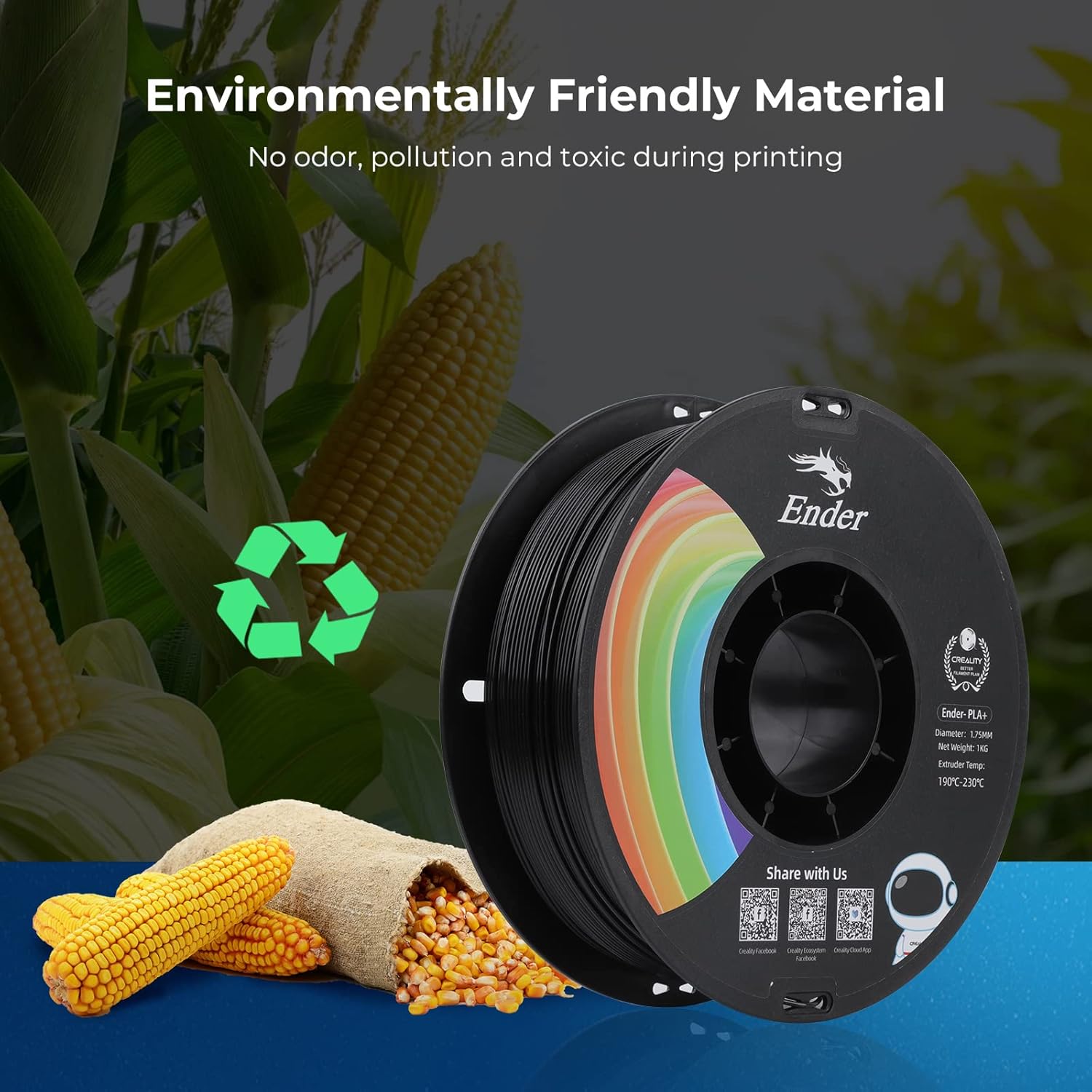 Filamento Ender PLA+ de Creality