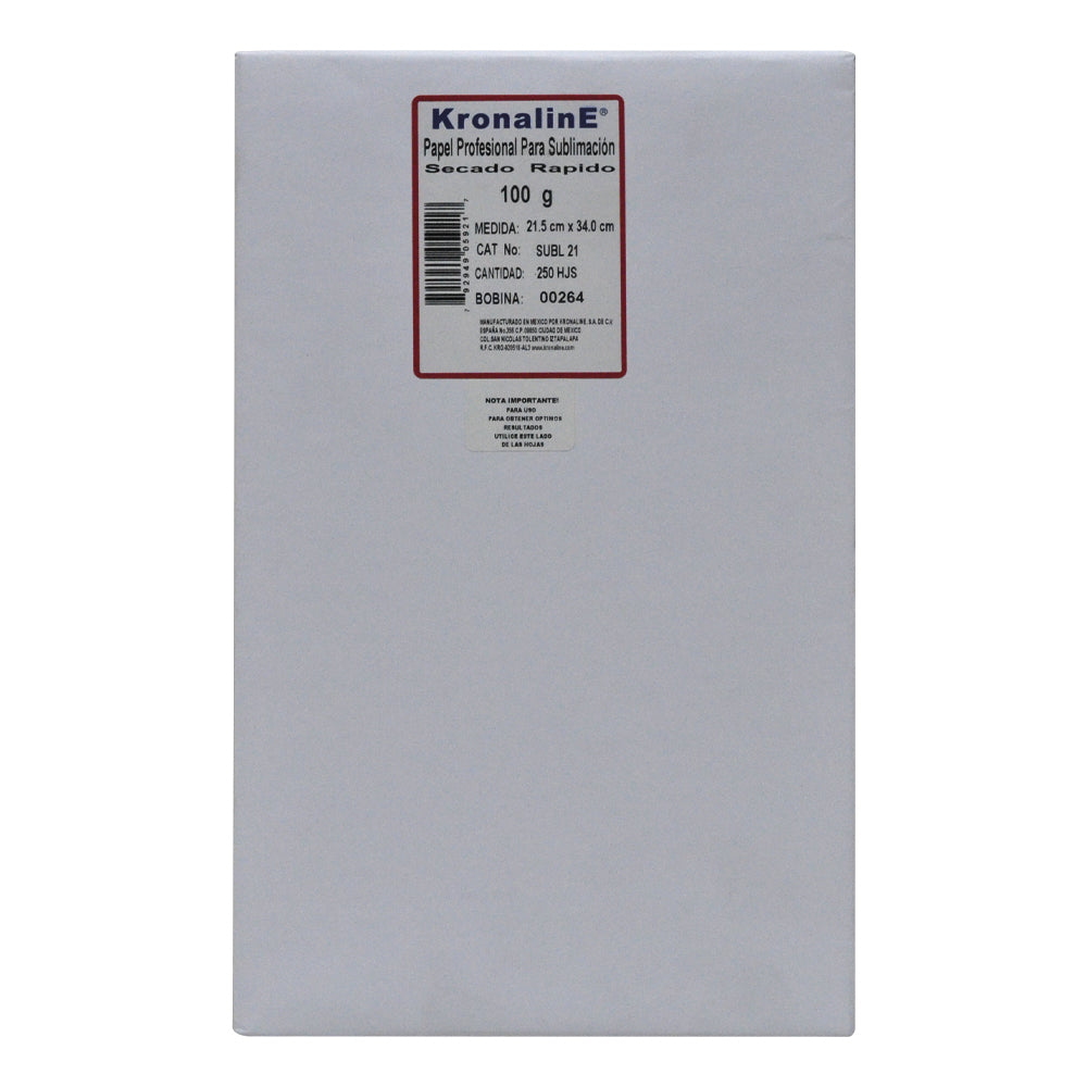 Hojas Oficio Premium - Papel Sublimar Kronaline