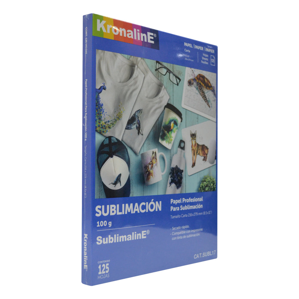 Hojas Carta Premium - Papel Sublimar Kronaline