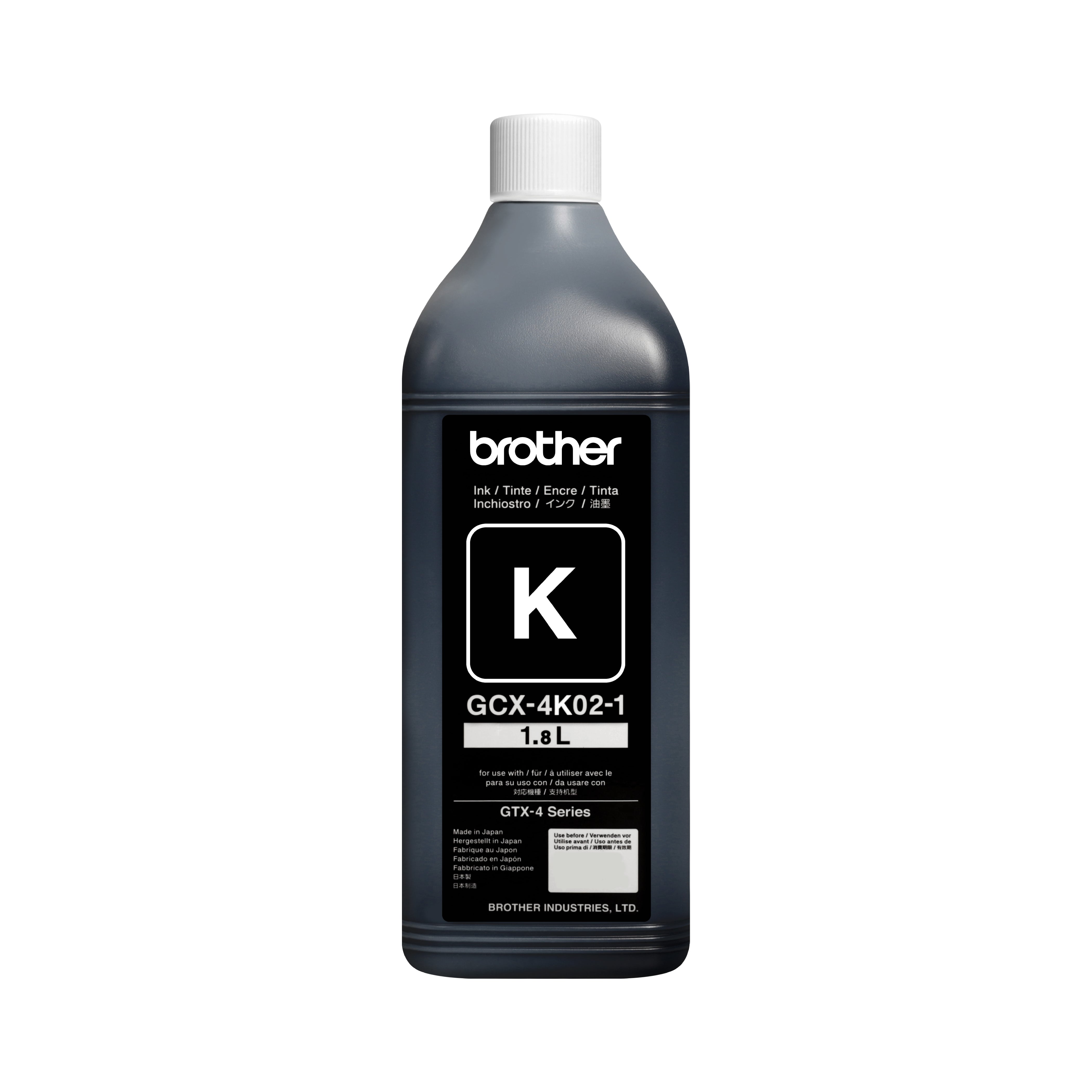 Tinta GTX 1.8 L Para Impresora Textil GTX Pro Bulk Brother