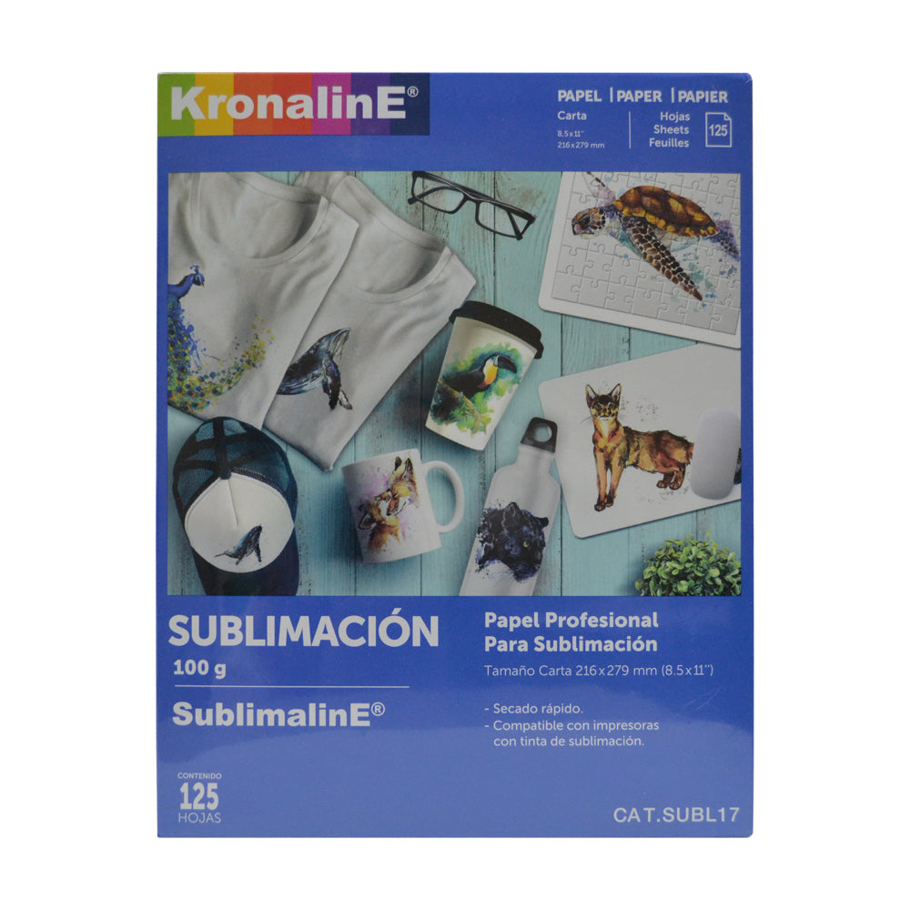 Hojas Carta Premium - Papel Sublimar Kronaline