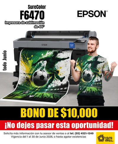 Impresora de Sublimación Epson SureColor F6470