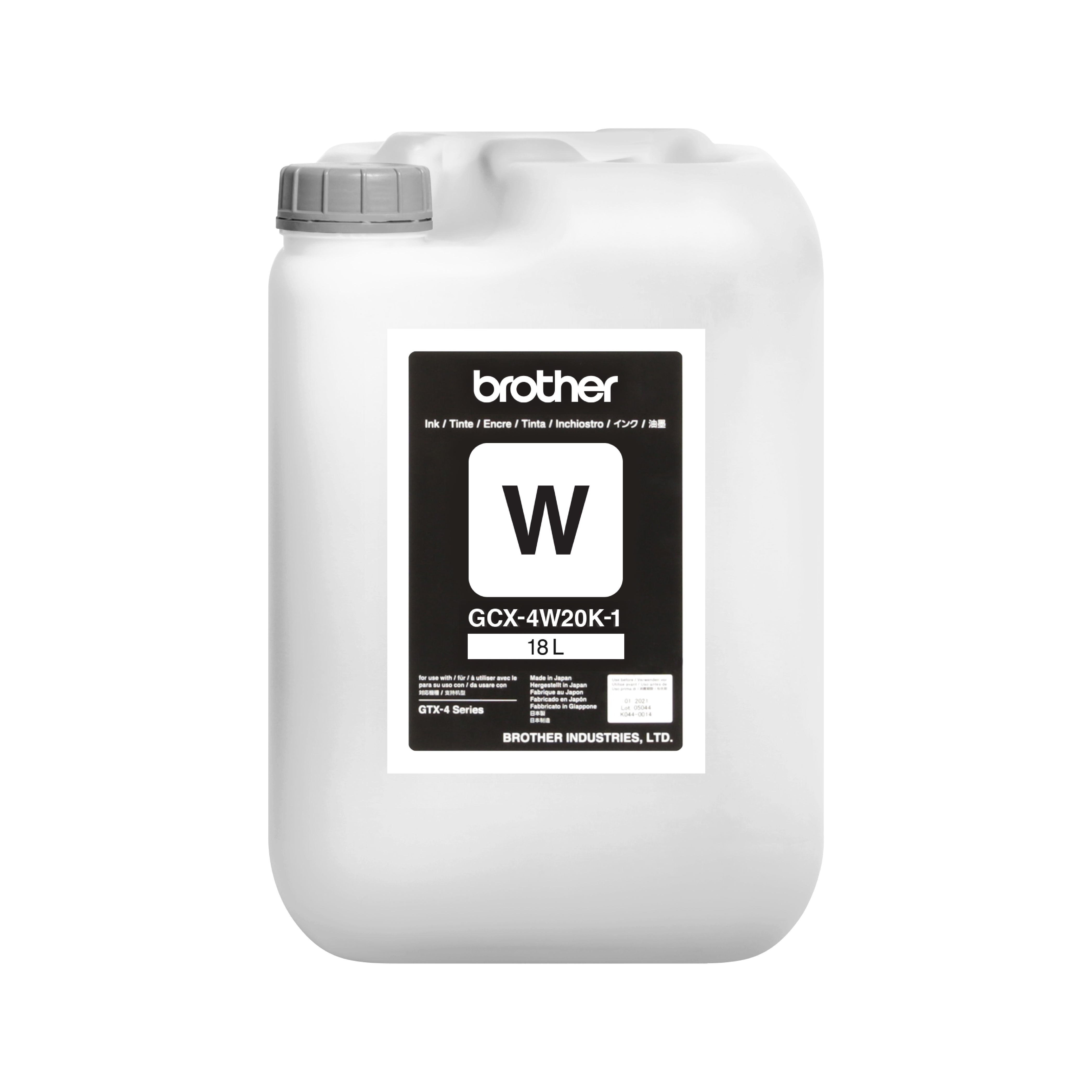 Tinta GTX 18 L Para Impresora Textil GTX Pro Bulk Brother