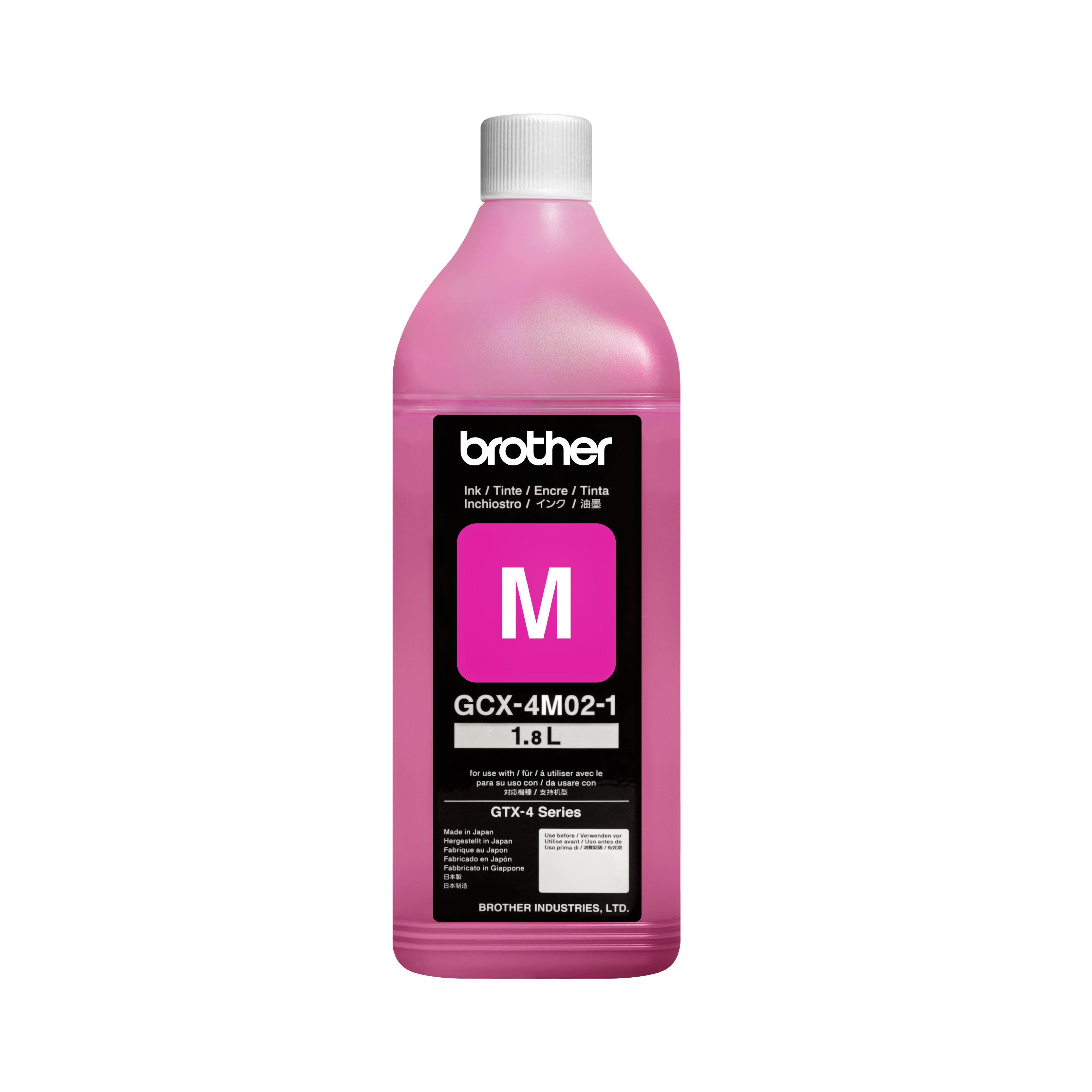 Tinta GTX 1.8 L Para Impresora Textil GTX Pro Bulk Brother